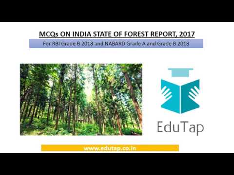Important Mcqs Based On India State Of Forest Report 2017 For Nabard - important mcqs based on india state of forest report 2017 for nabard gr a b 2018