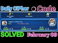 Daily Cipher Code Today 9 February Hamster Game Dev| #hamsterkombat