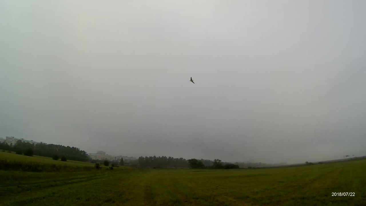 Облет HD Wing 22.07.2018. Видео с Земли
