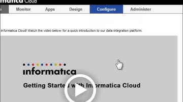 Getting Started with Informatica Cloud Connectors