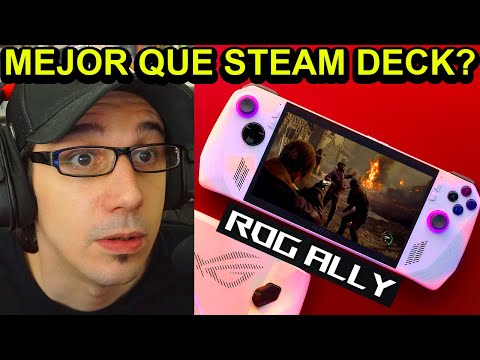 LA NUEVA CONSOLA PORTATIL QUE QUIERE SUPERAR A STEAM DECK ( ROG ALLY DE ASUS )