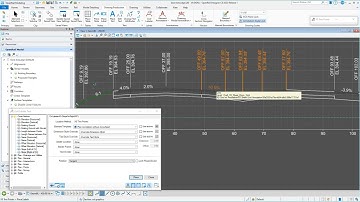 OpenRoads Designer 2022 Release 1 Label Two Cross Section Points
