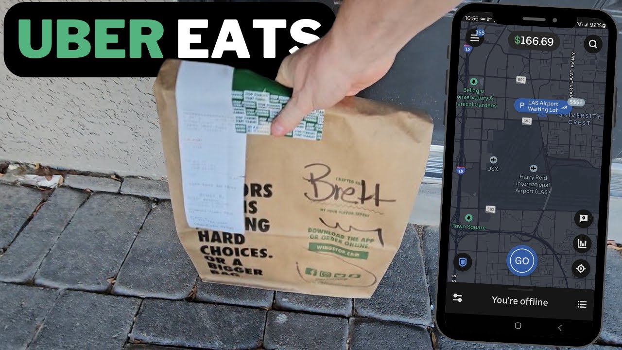 Easy $160 Delivering For Uber Eats - YouTube