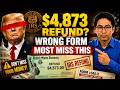🔴US Seniors: You Could Be Missing a $4,873 IRS Refund —( Most File the Wrong Form)