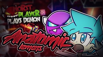 AMAZING DOOM GAUNTLET ENTRY! | Anatomic by Lemons | Geometry dash 2.1