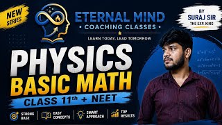Master Physics Basic Maths 🚀 | Complete Class 11 + NEET Course | NEET Physics 2027 Hindi Medium |