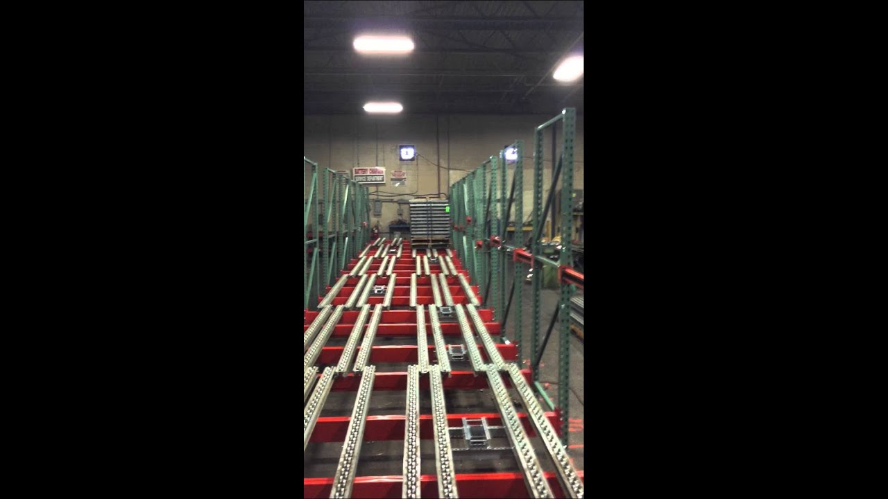 Pallet Flow Rail Demo 2