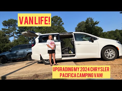 Upgrading my 2024 Chrysler Pacifica minivan for my next adventure!: Hitch riser and Wind guards!