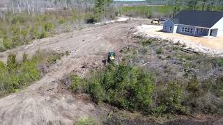 D6 dozer with root rake