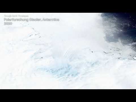 Google Earth Timelapse: Polarforschung Glacier, Antarctica - Google Earth Timelapse: Polarforschung Glacier, Antarctica