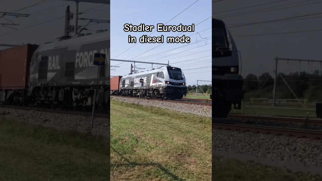Stadler Euro 9000  "Rail Force One" in diesel mode