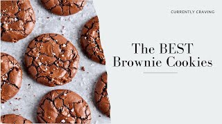 The Best Homemade Brownie Cookies