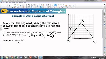 4.9 Isosceles and Equilateral Triangles