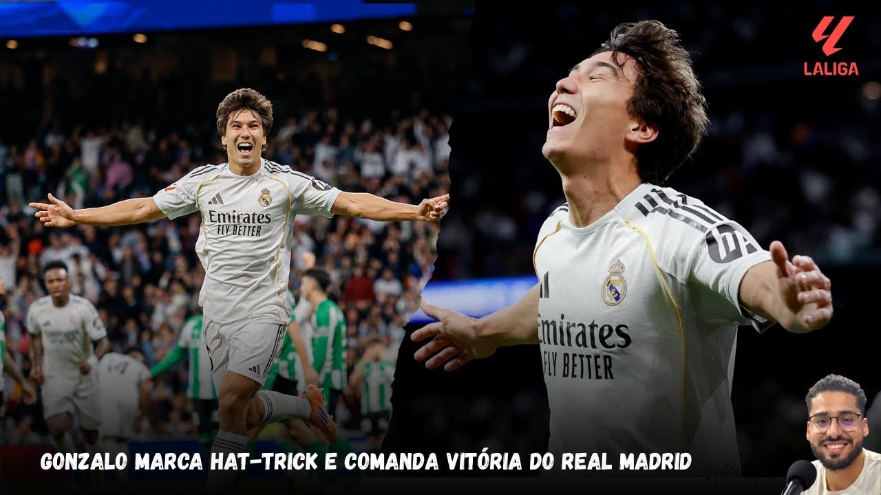 GONZALO APROVEITA AUSÊNCIA DE MBAPPÉ E MARCA UM HAT-TRICK CONTRA O BETIS