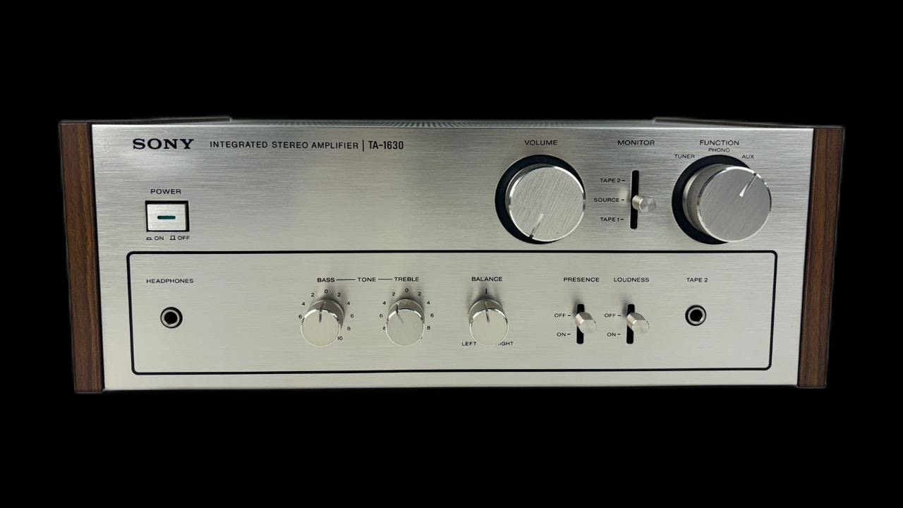 Sony TA-1630 Integrated Stereo Amplifier (1975-77) - YouTube