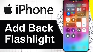 How To Fix Flashlight Missing in iPhone Control Center (Step By Step)