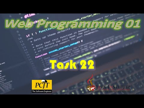 Web Programming 1 | Task 22 | Java Institute | Rashintha Jerom