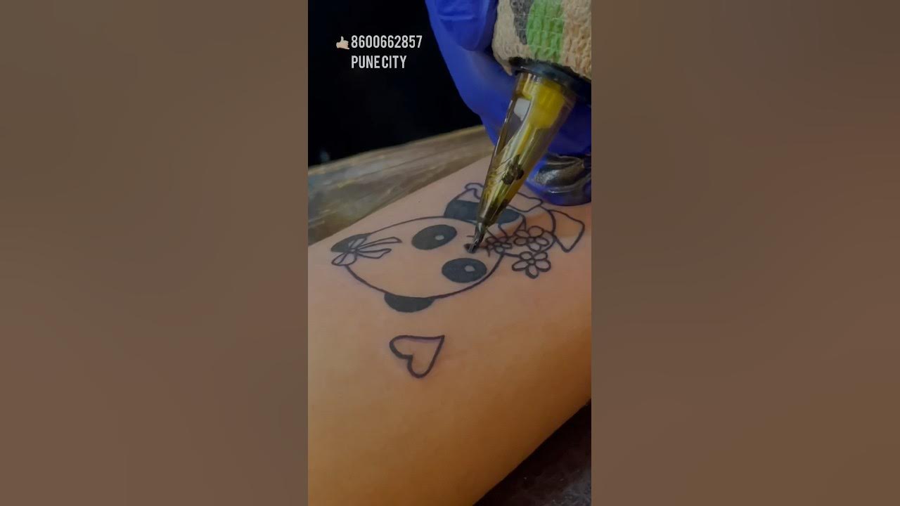  Panda tattoo design #shorts #panda ##trending #viral #foryou # ...