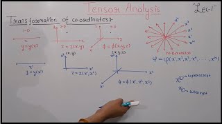 Tensor analysis| Transformation of coordinates| Lecture 1|Theta Classes