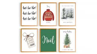 Christmas Decor Prints | Printable Christmas Wall Decor