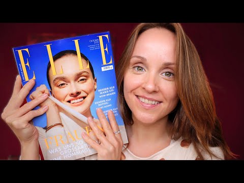 ASMR Magazine Durchblättern 👙| Cover Tapping, Paper Sounds, Hand Movements👆🏼(Flip Through)