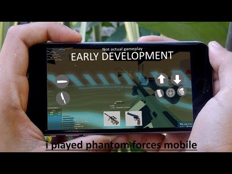 HOW TO PLAY PHANTOM FORCES ON MOBILE *NOT CLICKBAIT* 