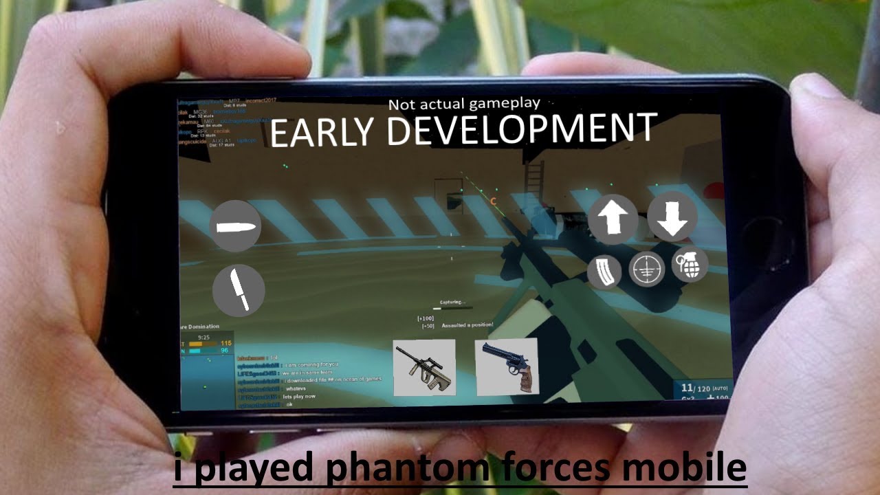 Phantom Forces Mobile Youtube - roblox phantom forces on phone