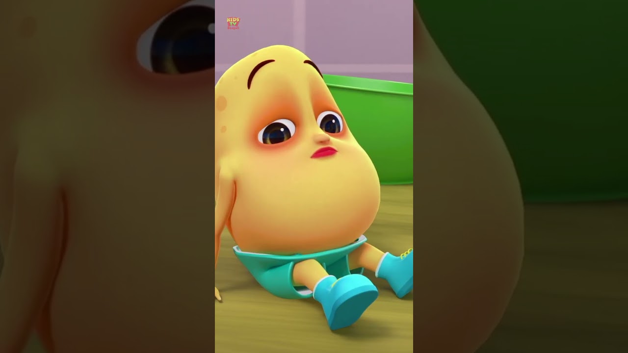 Aloo Kachaloo Rhyme in Bengali, আলু কাচালু, Hindi Rhymes for Babies #shorts #kidsvideos #poems