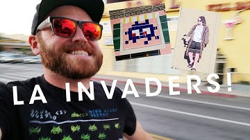 Space Invader Hunting in Los Angeles 👾👾