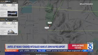 United Jet Nearly Crashed Into Black Hawk At John Wayne Airport