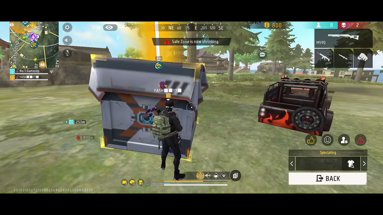 Free fire custom room. 😬