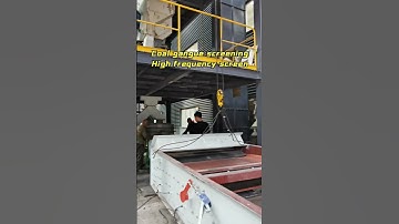 After the high-frequency screen is screened, the screen is clean and the hole is not blocked.