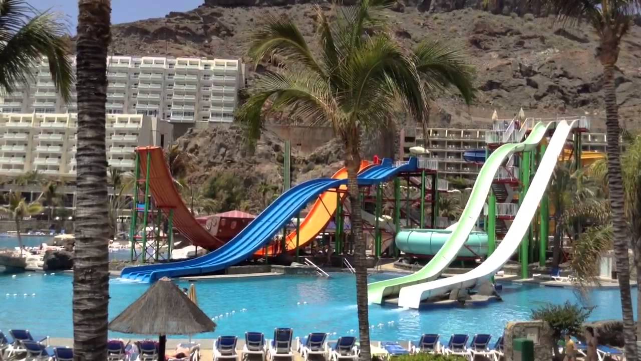TAURITO WATERPARK SLIDE FUN GRAN CANARIA YouTube