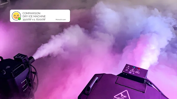 3500W Dry Ice Machine VS 6000W Ice Fogger | Which Low Lying Fog Machine You Like