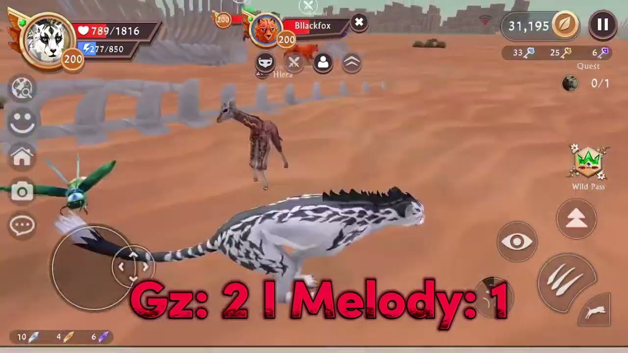 Wildcraft pvp : Kz4/Bu vs iMelodyi