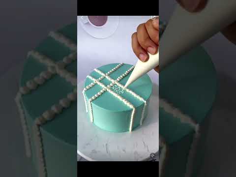 Video mẫu bánh kem màu xanh của mn nè #shorts - youtube