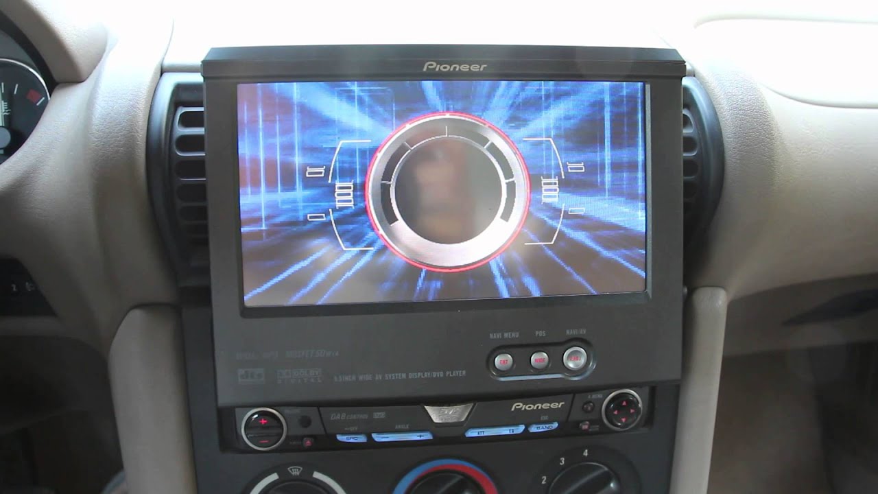 Pioneer AVG-VDP1 on a BMW Z3 - YouTube