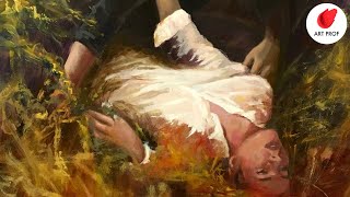 MFA Figure Painting Portfolio Critique by an Art Professor