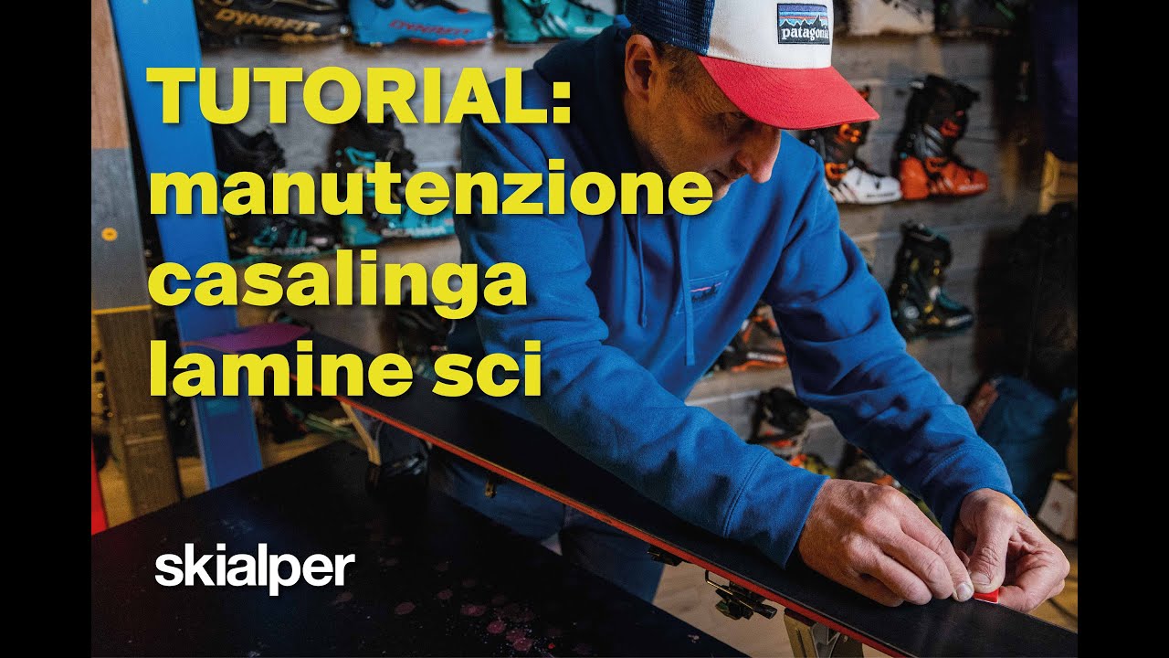 Manutenzione casalinga delle lamine degli sci da scialpinismo