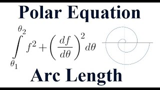Deriving the arc length of a Polar Equation in 4 minutes (with examples!)