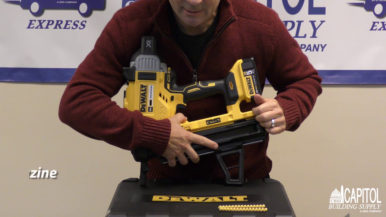 DeWalt Cordless Concrete Nailer YouTube