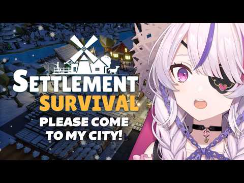 NEED MORE WORKERS - Settlement Survival FIRST PLAYTHROUGH【Maria Marionette | NIJISANJI EN】