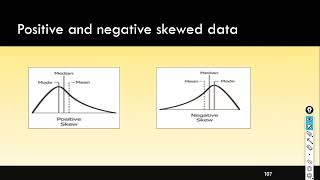 Skewed Distribution, Positive and Negative Skewed Distribution, Computing Mean for Skewed Distribn
