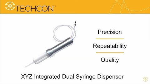 Techcon 50ml Dual Syringe Dispenser - TS-DSAD on Robot