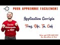 Application  corrige  frng bfr tn caf extrait sujet bts mco 2021 au merveilleux de fred