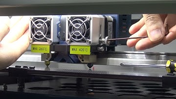 Creatbot 3D printer lifting nozzles Video