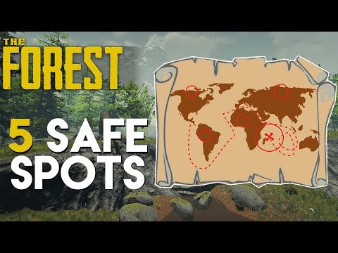 5 SAFE LOCATIONS! - THE FOREST - 2018