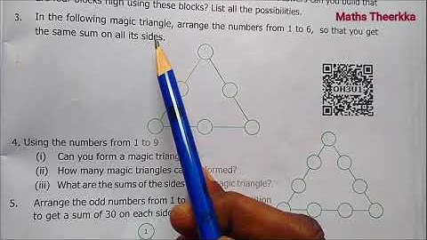 6th standard maths term 1 chapter 6 exercise 6.1