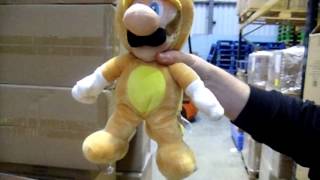Nintendo Official Merchandise - Super Mario Bros Fox Kitsune Luigi Plush Unboxing