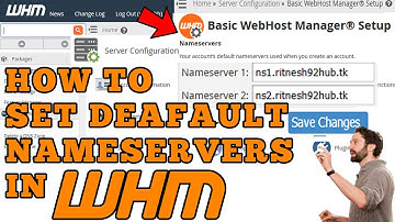 How to set default nameservers in WHM [Easy method] ☑️